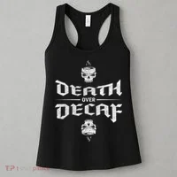 Death Over Decaf Women's Tank Top thumb 3