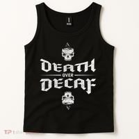 Death Over Decaf Tank Top thumb 2
