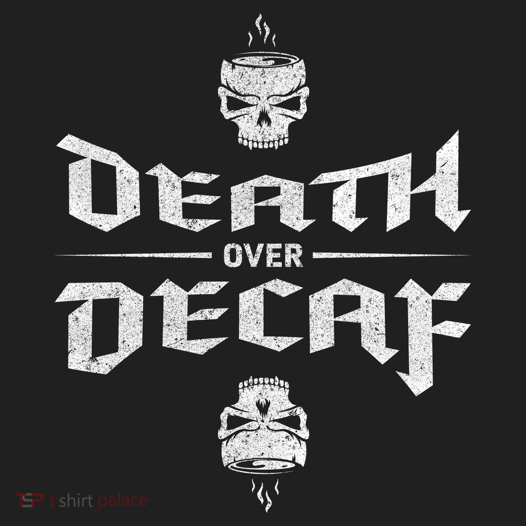 Death Over Decaf Golf Towel