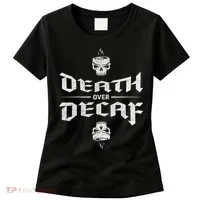 Death Over Decaf Women's T-Shirt thumb 0