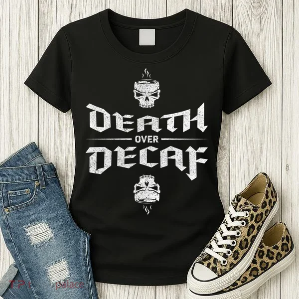 Death Over Decaf Women's T-Shirt