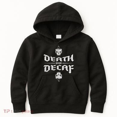 Death Over Decaf Kids Hoodie