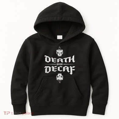 Death Over Decaf Kids Hoodie