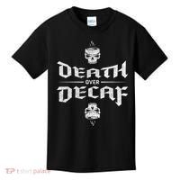 Death Over Decaf Kids T-Shirt thumb 0