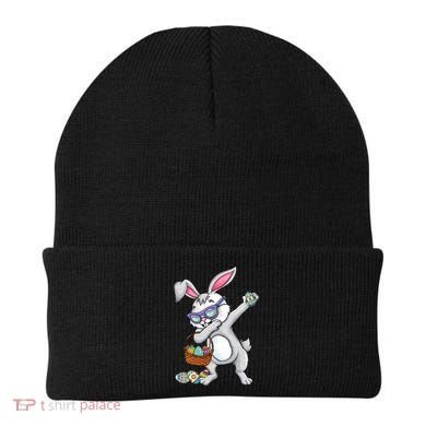Dabbing Easter Bunny Rabbit Dab Dance Eggs Beanie