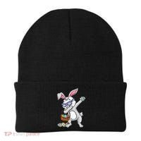 Dabbing Easter Bunny Rabbit Dab Dance Eggs Beanie thumb 0