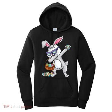 Dabbing Easter Bunny Rabbit Dab Dance Eggs Women's Hoodie