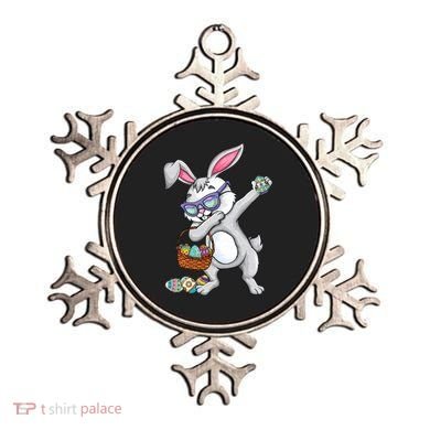 Dabbing Easter Bunny Rabbit Dab Dance Eggs Ornament