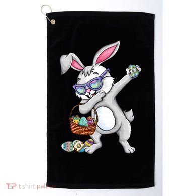 Dabbing Easter Bunny Rabbit Dab Dance Eggs Golf Towel