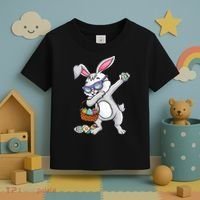 Dabbing Easter Bunny Rabbit Dab Dance Eggs Toddler T-Shirt thumb 3