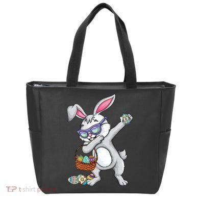 Dabbing Easter Bunny Rabbit Dab Dance Eggs Tote Bag