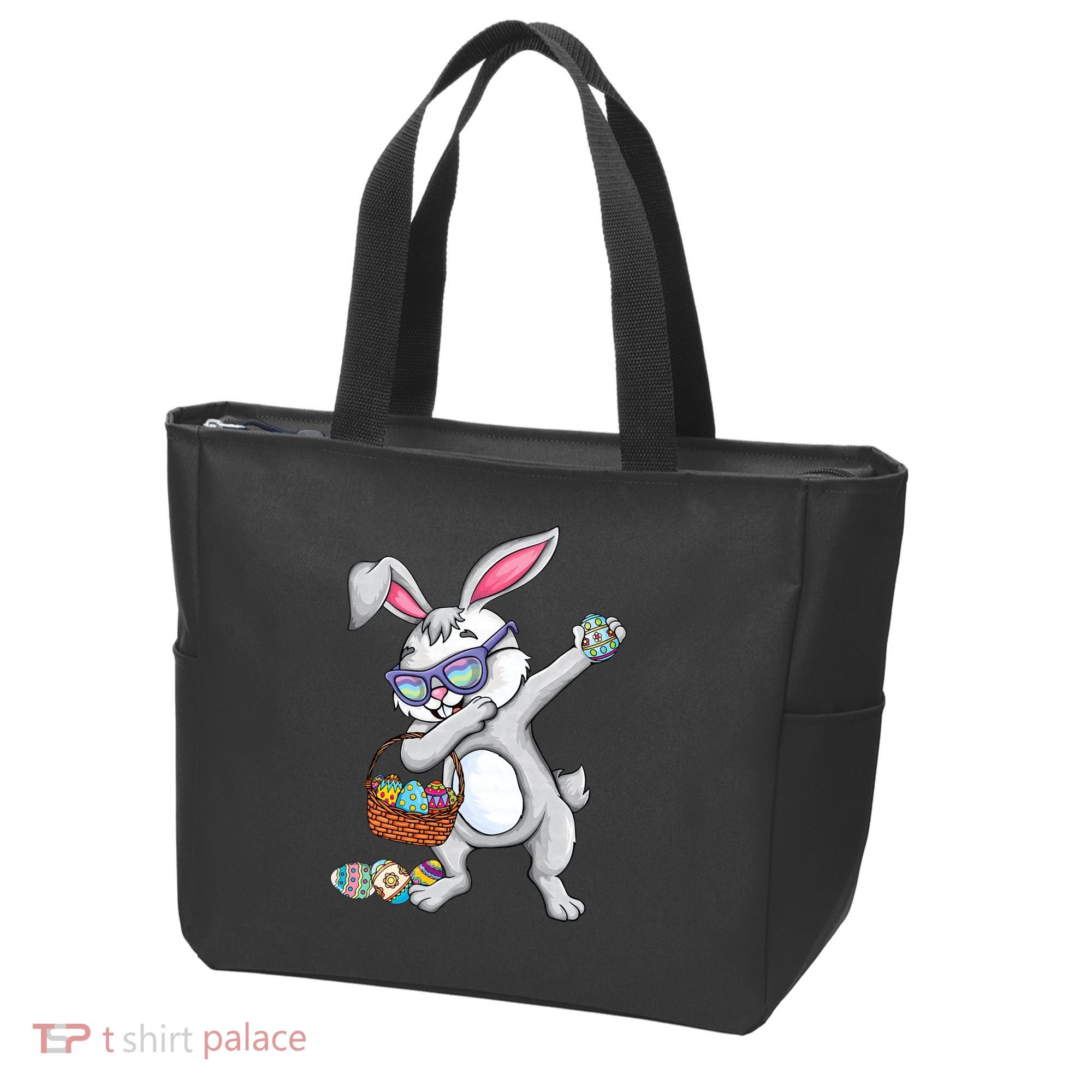 Dabbing Easter Bunny Rabbit Dab Dance Eggs Tote Bag