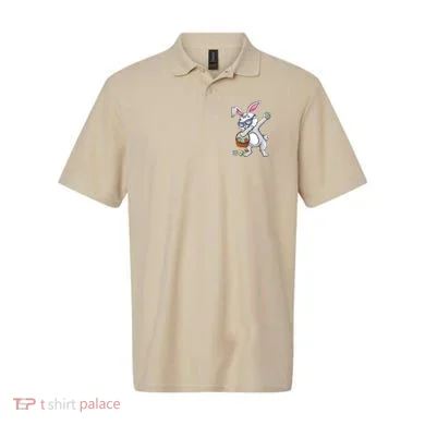 Dabbing Easter Bunny Rabbit Dab Dance Eggs Polo