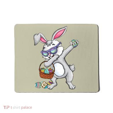 Dabbing Easter Bunny Rabbit Dab Dance Eggs Mousepad