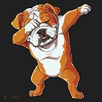 Dabbing English Bulldog T Boy Dab Dance Puppy Lover Hat thumb 2