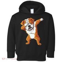 Dabbing English Bulldog T Boy Dab Dance Puppy Lover Toddler Hoodie thumb 0