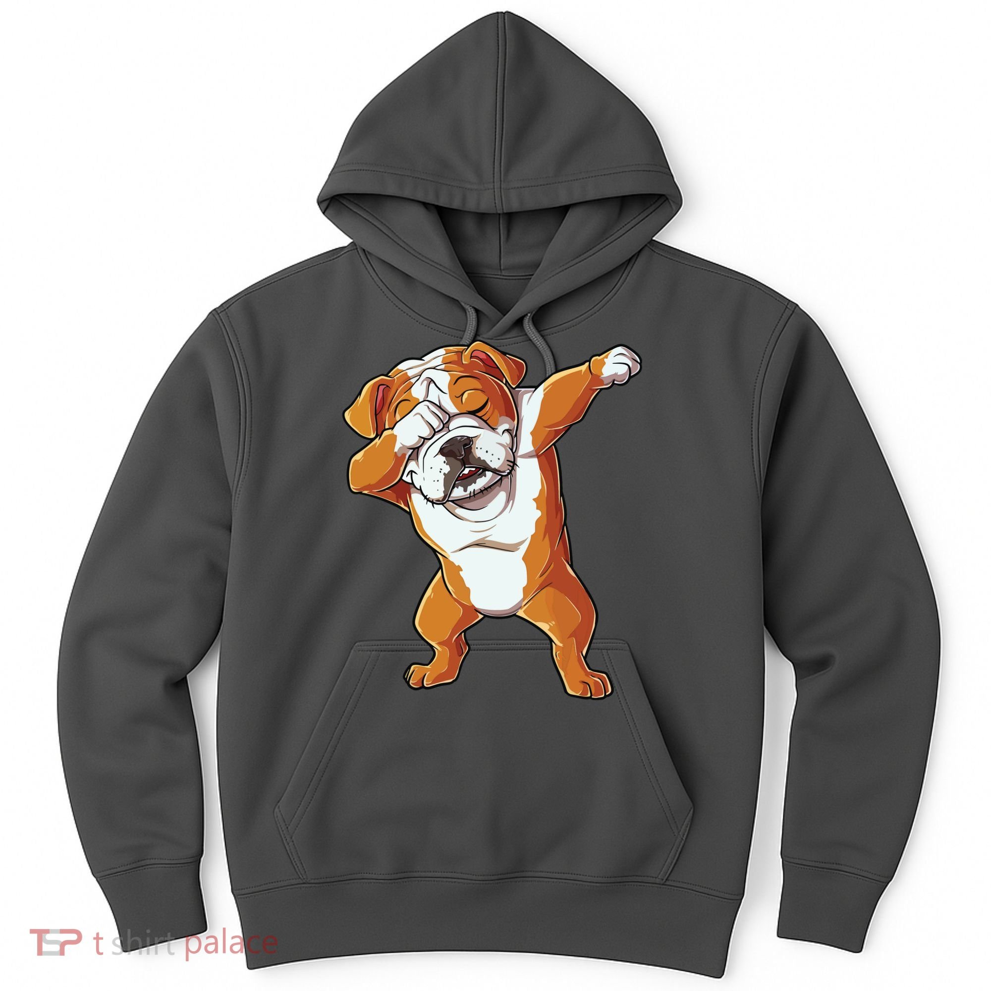 Dabbing English Bulldog T Boy Dab Dance Puppy Lover Hoodie