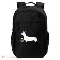 Dachshund Easter Bunny Dog Silhouette Backpack thumb 0