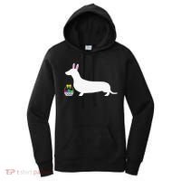 Dachshund Easter Bunny Dog Silhouette Women's Hoodie thumb 0