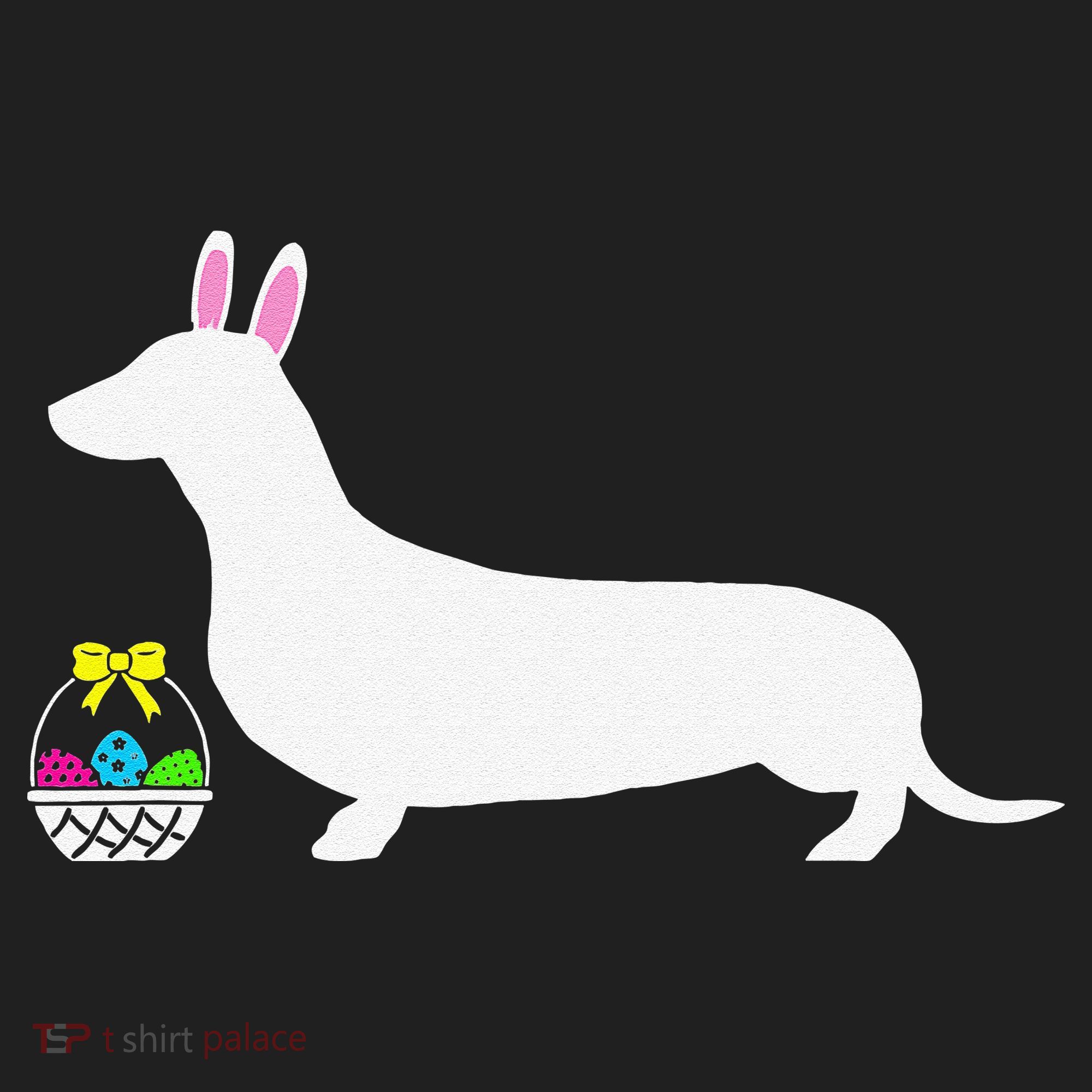 Dachshund Easter Bunny Dog Silhouette Tumbler