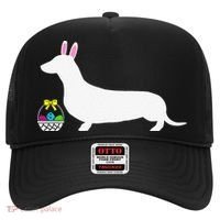 Dachshund Easter Bunny Dog Silhouette Hat thumb 0