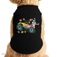 Dabbing Easter Bunny Happy Easter Monster Truck Lovers Doggie Tank thumb 0