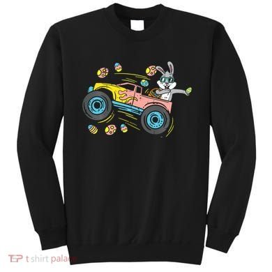 Dabbing Easter Bunny Happy Easter Monster Truck Lovers Sweatshirt