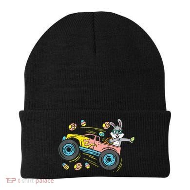 Dabbing Easter Bunny Happy Easter Monster Truck Lovers Beanie