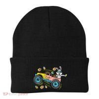 Dabbing Easter Bunny Happy Easter Monster Truck Lovers Beanie thumb 0