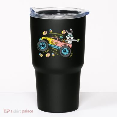 Dabbing Easter Bunny Happy Easter Monster Truck Lovers Tumbler