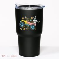 Dabbing Easter Bunny Happy Easter Monster Truck Lovers Tumbler thumb 0