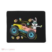 Dabbing Easter Bunny Happy Easter Monster Truck Lovers Mousepad thumb 0