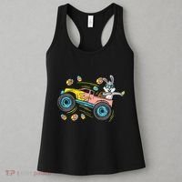 Dabbing Easter Bunny Happy Easter Monster Truck Lovers Women's Tank Top thumb 3