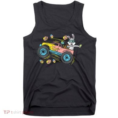 Dabbing Easter Bunny Happy Easter Monster Truck Lovers Tank Top