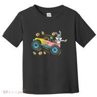 Dabbing Easter Bunny Happy Easter Monster Truck Lovers Toddler T-Shirt thumb 0