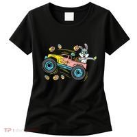 Dabbing Easter Bunny Happy Easter Monster Truck Lovers Women's T-Shirt thumb 0