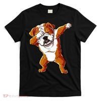 Dabbing English Bulldog Boy Dab Dance Puppy Lover T-Shirt thumb 0