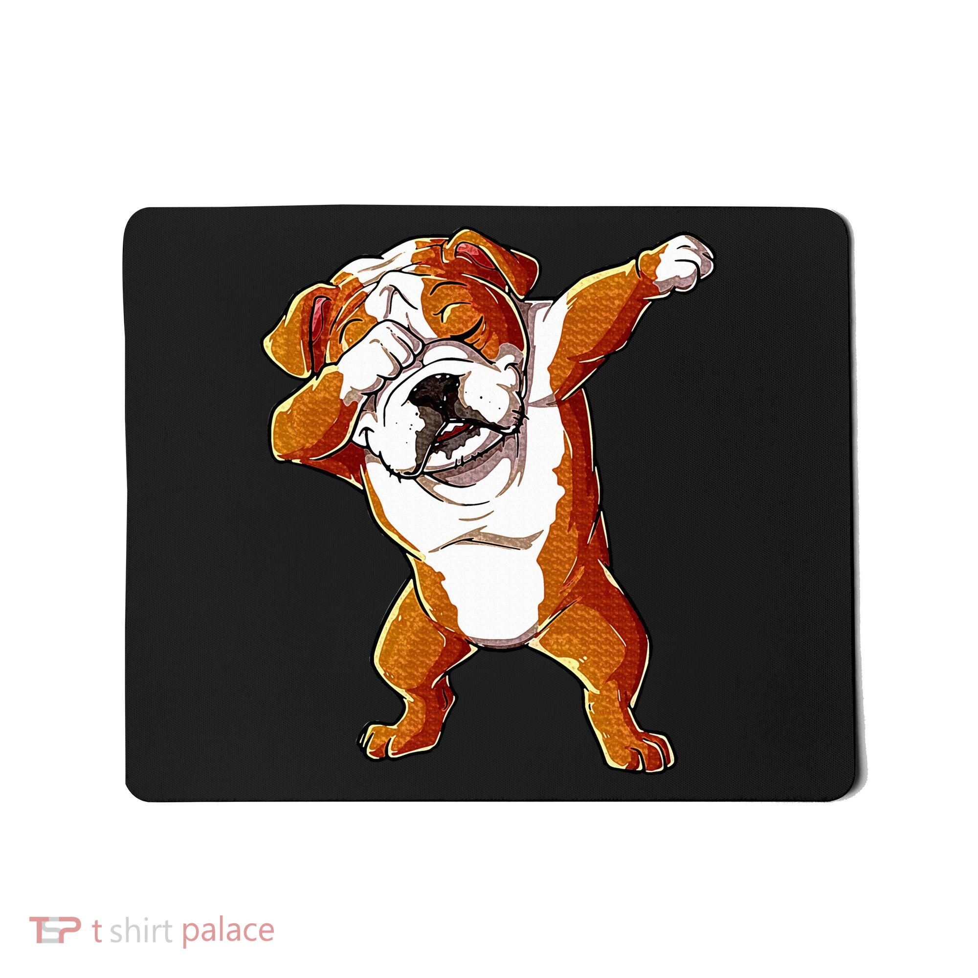 Dabbing English Bulldog Boy Dab Dance Puppy Lover Mousepad