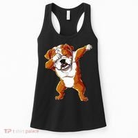 Dabbing English Bulldog Boy Dab Dance Puppy Lover Women's Tank Top thumb 0