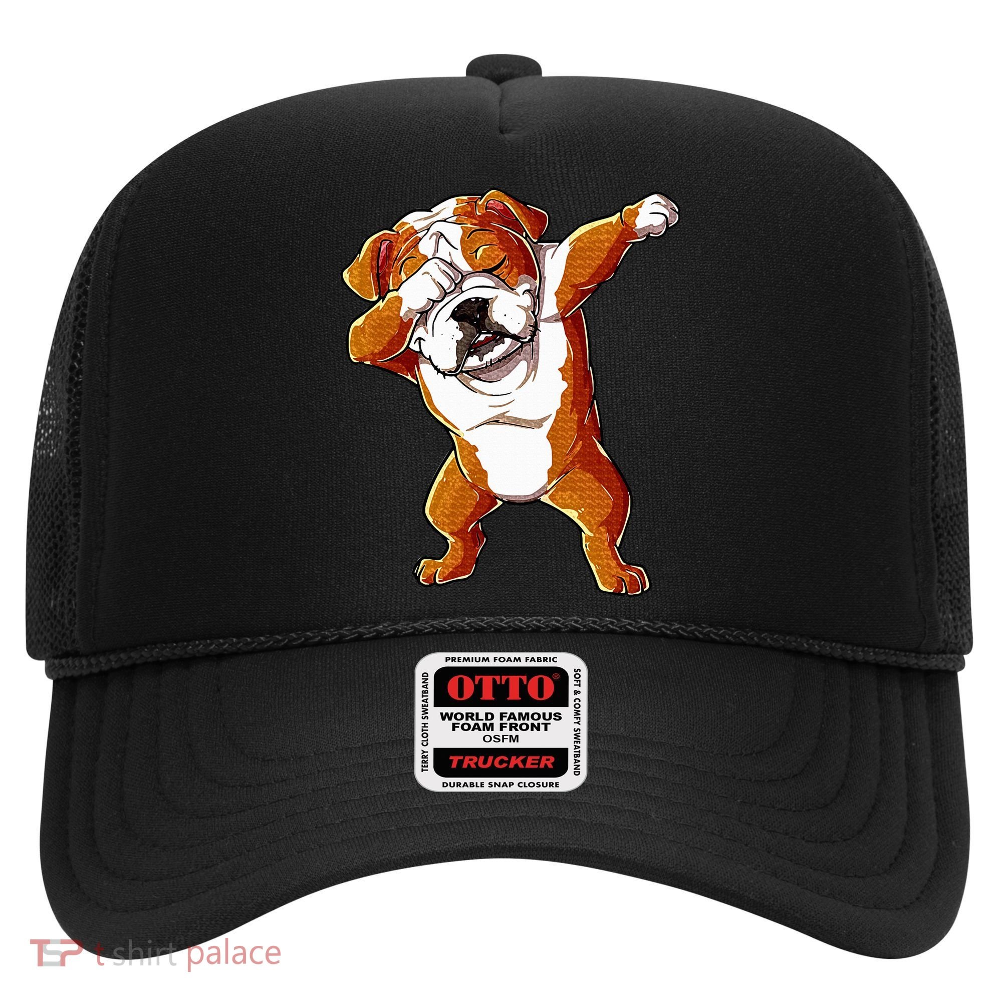 Dabbing English Bulldog Boy Dab Dance Puppy Lover Hat