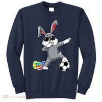 Dabbing Easter Bunny Rabbit Dab Soccer Player Sweatshirt thumb 0