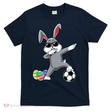 Dabbing Easter Bunny Rabbit Dab Soccer Player T-Shirt