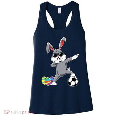 Dabbing Easter Bunny Rabbit Dab Soccer Player Women's Tank Top