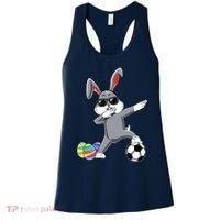 Dabbing Easter Bunny Rabbit Dab Soccer Player Women's Tank Top thumb 0