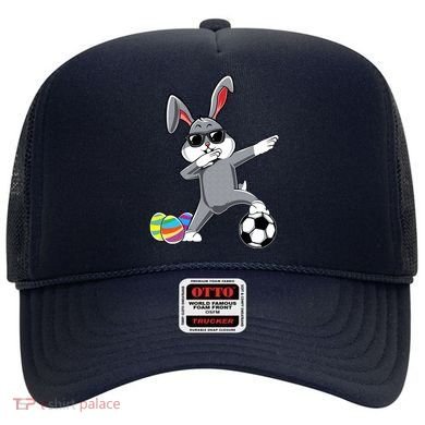 Dabbing Easter Bunny Rabbit Dab Soccer Player Hat