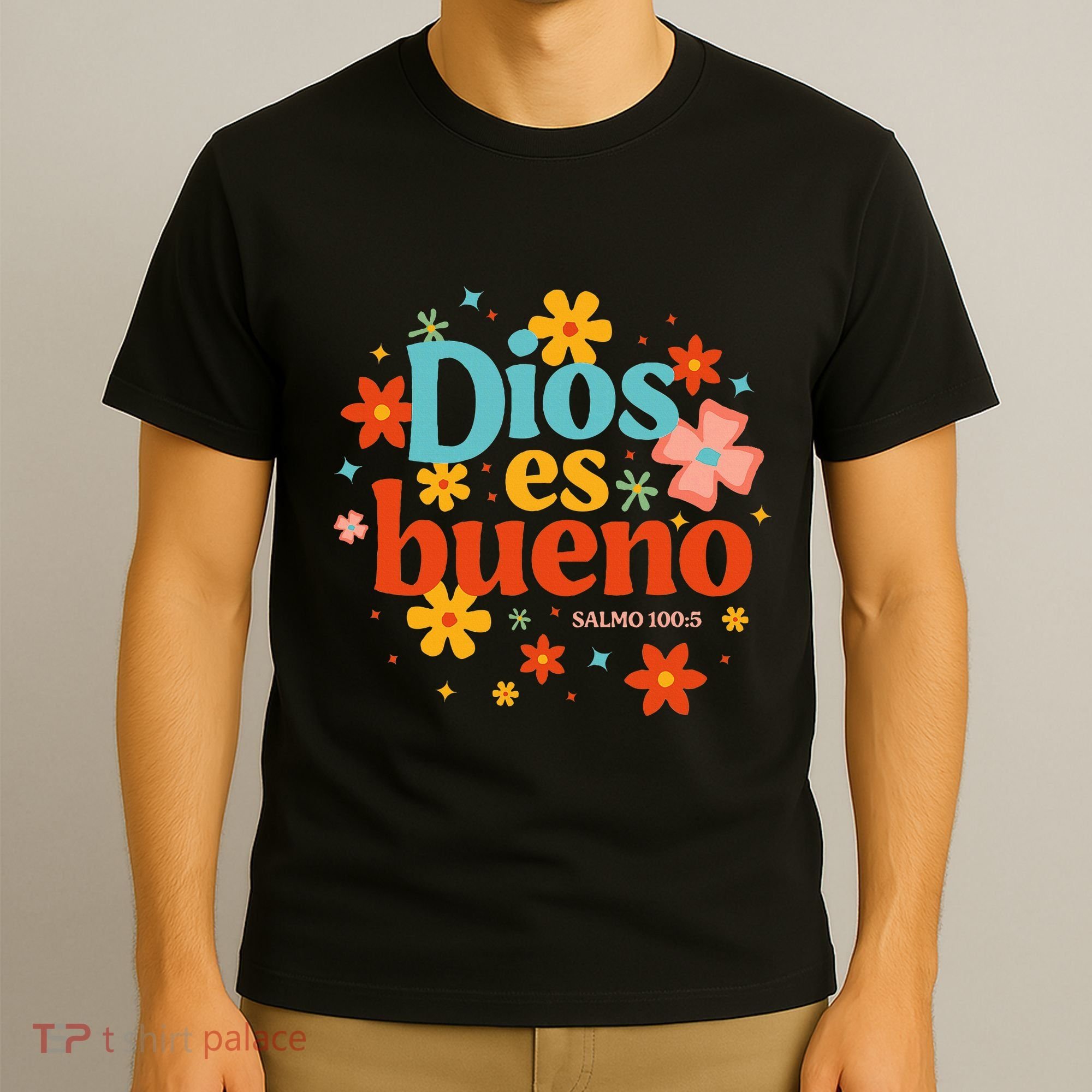 Dios Es Bueno Spanish Christian Jesus God Bible Religious T-Shirt