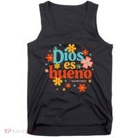 Dios Es Bueno Spanish Christian Jesus God Bible Religious Tank Top thumb 0