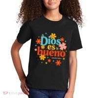 Dios Es Bueno Spanish Christian Jesus God Bible Religious Kids T-Shirt thumb 2