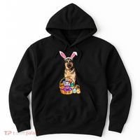 Dog Easter Bunny Cute Hoodie thumb 0