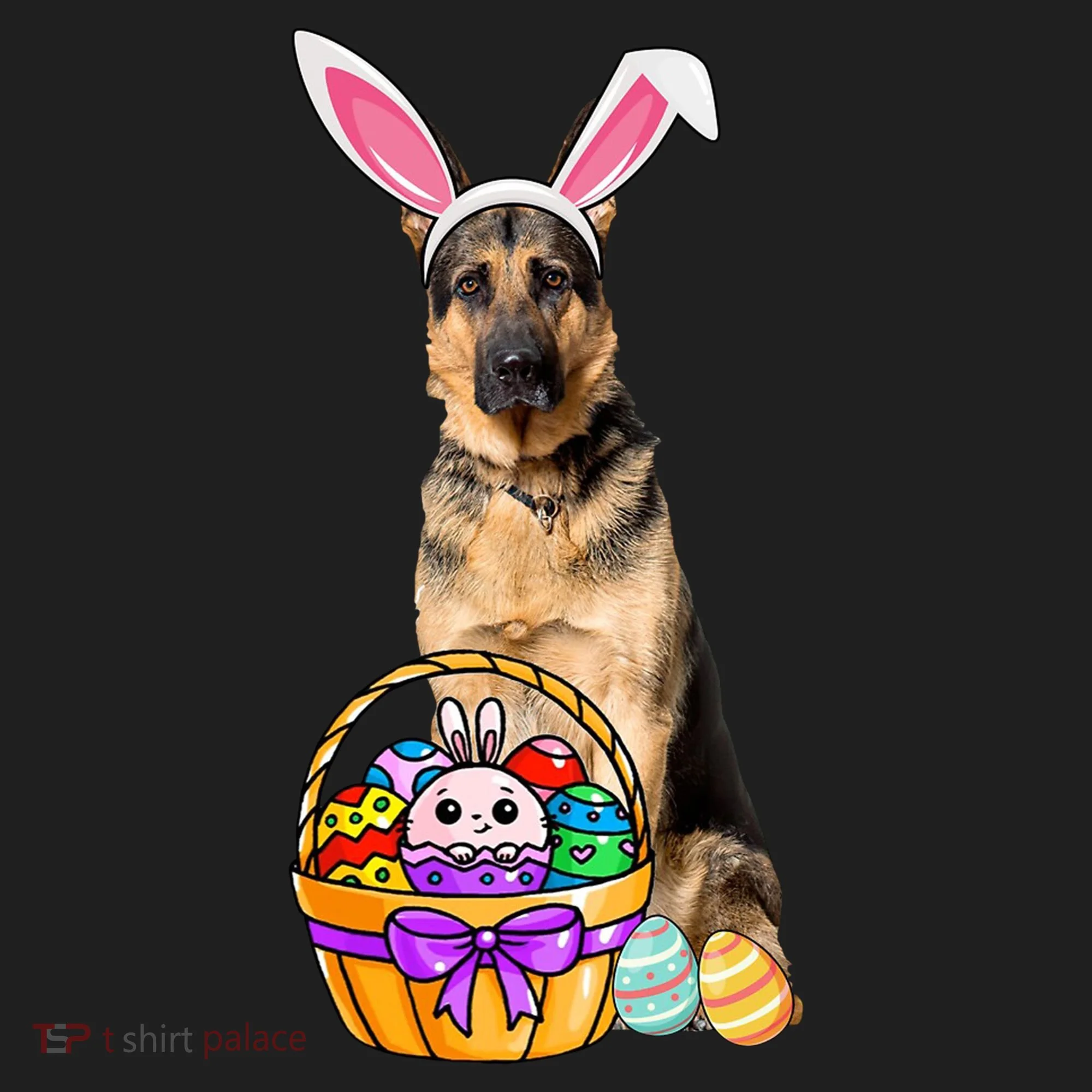 Dog Easter Bunny Cute Tumbler